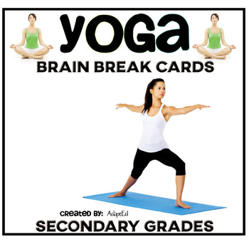 Preview of Yoga Brain Break Cards