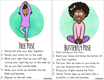 Yoga Calm Down Cards and Printables by Pink Oatmeal -Movement for the ...