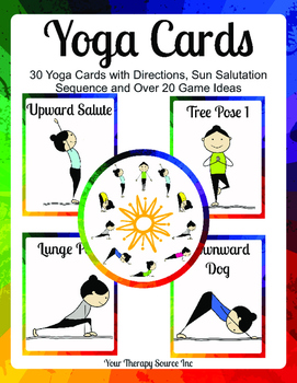 Preview of Yoga Cards and Game Ideas