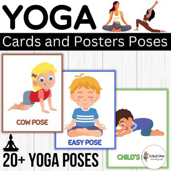 Preview of Yoga Cards and Posters: A Fun and Educational Way to Improve Flexibility!