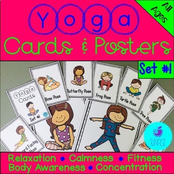 Set of 12 Printable Yoga Cards: Yoga for Kids! – Nurture and Thrive Shop