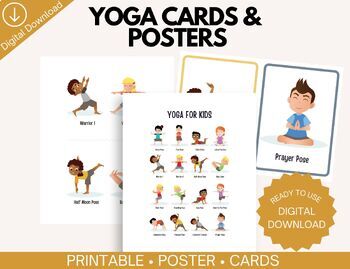 Preview of Yoga Cards and Yoga Posters