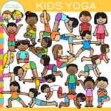 Fitness Kids Yoga Clip Art