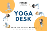 Yoga Desk for kids - illustrations | Clipart
