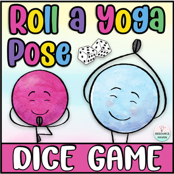 Preview of Yoga Dice Roll Game - Mindfulness Activity