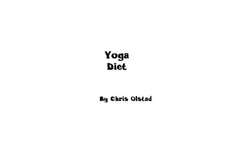 Preview of Yoga Diet - Powerpoint