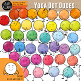 Dot Dudes Yoga Clip Art