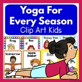 Yoga For Every Season - Clip Art Kids