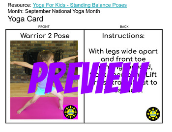 Yoga For Kids - Standing Balance Poses by PT Karma