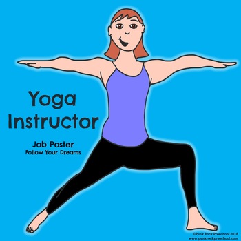 Preview of Yoga Instructor Poster - Discover Your Passions