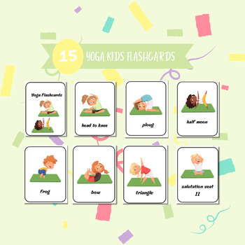 Preview of Yoga Kids Flashcards