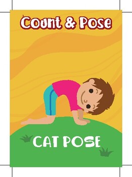Preview of Yoga Maths - Count and Pose