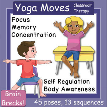 Preview of Yoga Cards: Self-Regulation Movement Breaks for the Classroom, or Therapy