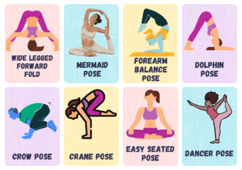 Preview of Yoga Pose Cards