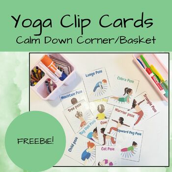 Preview of Yoga Pose Cards | Printable Yoga Cards for Calm Down Corner
