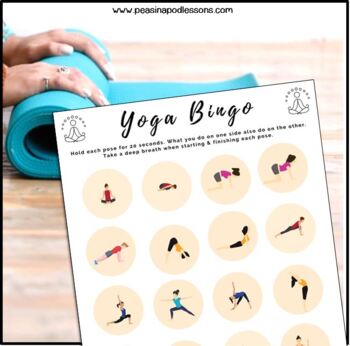 Preview of Yoga Pose Cards | Yoga Poses | Calming Strategies | Calm Down Corner Visuals