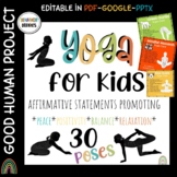 Yoga Poses | 30 Animal Cards | Google Slides | Brain Breaks | Digital & Print
