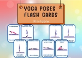 Yoga Poses Printable Flash Cards 30 Matching Kids Flash Ca