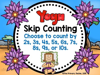 Preview of Yoga Skip Counting Brain Breaks