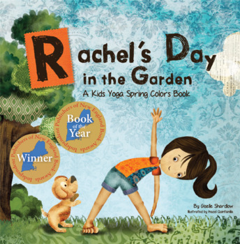 Preview of Yoga Spring Book for Kids - Rachel’s Day in the Garden