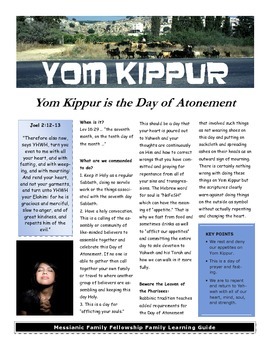 Preview of Yom Kippur (The Day of Atonement) Bible Learning Guide