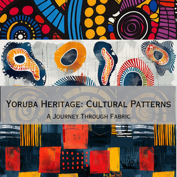 Preview of Yoruba Inspired Digital Paper Collection (20 High-Quality PNG Images)