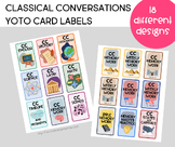 Yoto Card Labels for Classical Conversations Memory Work