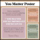 You Matter Poster | Free Mental Health Poster