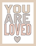 You Are Loved Wall Art