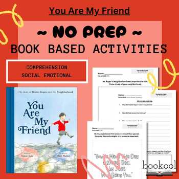 Preview of You Are My Friend | Mister Rogers Lesson | Comprehension | Social Emotional