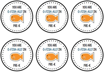 You Are O Fish Ally Tags by Rachael Pearson Teachers Pay Teachers