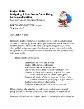 Preview of You Are Santa's Newest Engineer Elf- Engineering and Consumer Science Project