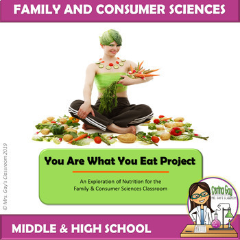 Preview of You Are What You Eat Nutrition Project FACS FCS