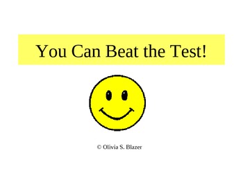 Preview of You Can Beat the Test! Test Taking Skills