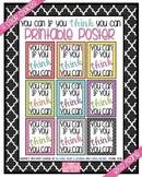 You Can If You Think You Can Printable Poster