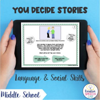 Preview of You Decide Stories - Language and Vocabulary - Middle School