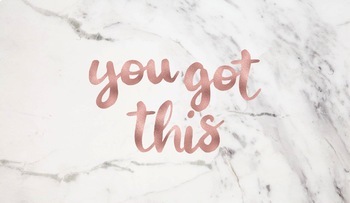 Marble Motivational Desktop Backgrounds By The Anthro Teacher Tpt