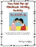 You Hold Me Up Writing Mini Book