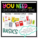 You Need Classroom Supply Icon BASICS