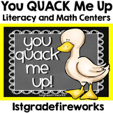 You Quack me UP - Literacy and  Math Centers