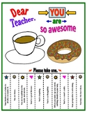You R Amazing (Donut & Coffee Edition)