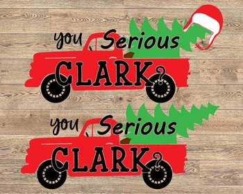 Download You Serious Clark With Flap Lumberjack Hat Svg Christmas Holiday 1101s PSD Mockup Templates