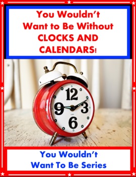 Preview of You Wouldn't Want To Live Without CLOCKS AND CALENDARS! F. Macdonald WORKSHEETS