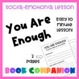 You are Enough Book Companion lesson/activity Inclusion, d