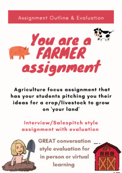 Preview of You are a Farmer Assignment (Agriculture Interview)