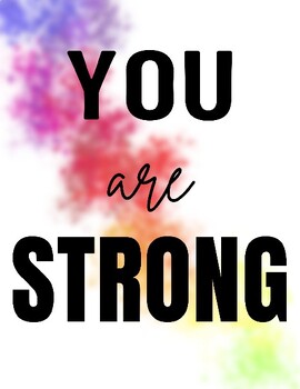 You are-affirmation station posters by Ashlea Little | TPT