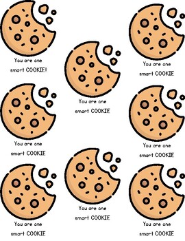 Preview of You are one smart cookie! Testing treat phrase