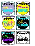 Gift Tag-You are the BOMB!
