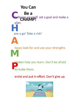 BOUNCE BACK Resilience Acronym Posters – Mrs Learning Bee