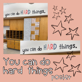You can do hard things poster